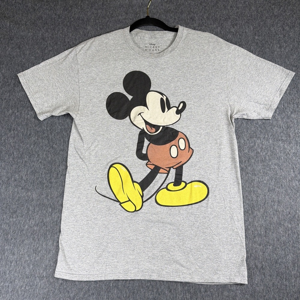 Mickey Mouse Shirt Adult Medium Disney Land T Shirt Cartoon Movie Classic Mickey